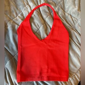 Urban Outfitters Red Halter Top (OUT FROM UNDER)